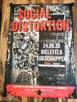 Tourplakat Social Distortion Tour 2020, Poster Bielefeld - Brackwede Vorschau