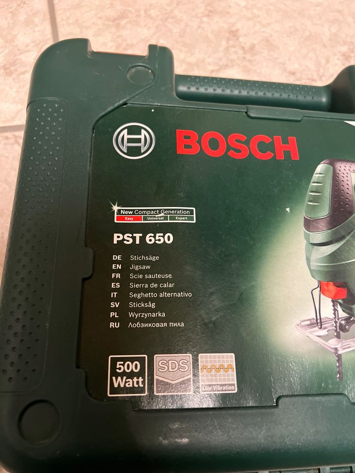 Bosch PTS 650 Stichsäge mit Koffer in Stelle