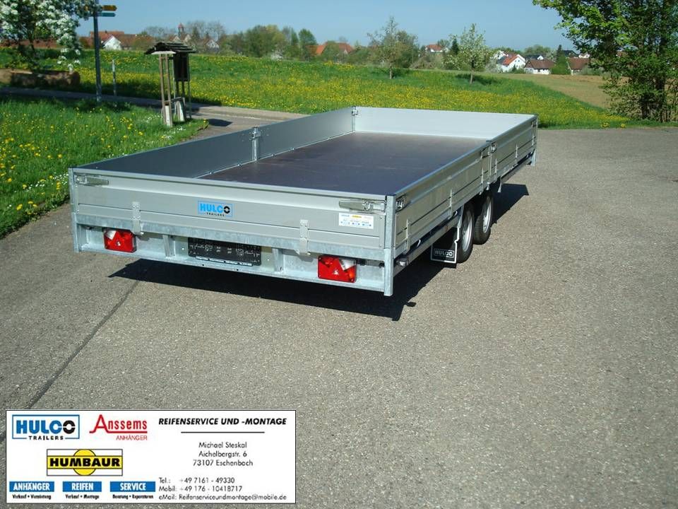 Hulco Medax 3560-611x203x30, PKW-Anhänger, neu,Hochlader,2-achsig in Hechingen