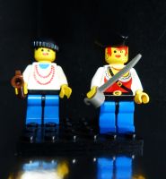 LEGO Konvolut Piraten, 2 LEGO Figuren Pirat mit LEGO Platte 4 x 6 Niedersachsen - Seevetal Vorschau