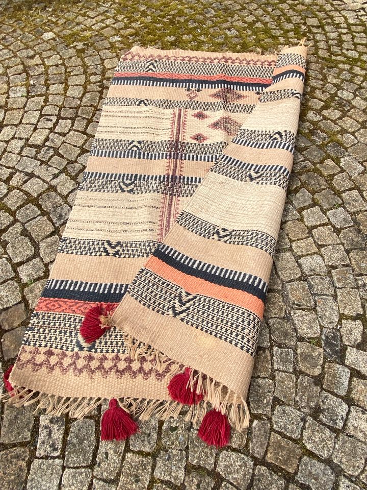 Teppich Kelim Boho ethno Jute Hippie in Arzberg