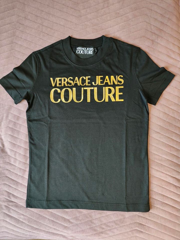 Versace Jeans Couture  CINZ LOGO - T-Shirt print  Gr. XXS Schwarz in Kamp-Lintfort