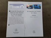 Mercedes-Benz Preisliste C-Klasse C Klasse W202 Niedersachsen - Söhlde Vorschau