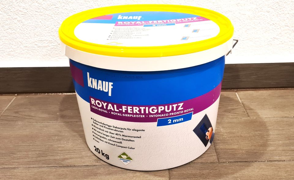 Knauf Wand Fertigputz Reibeputz 2mm Körnung ca.10kg Reibe Putz in Grafing bei München