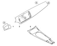 SUCHE BMW Z4 E85, E86 Blende Mittelkonsole Aluminium Feinschliff Süd - Flughafen Vorschau