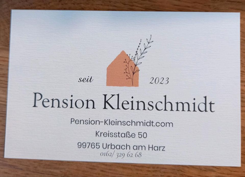 Unterkunft, Pension, Ferienhaus, Fewo, Monteurwohnung, Harz in Urbach bei Nordhausen