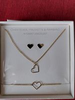 Geschenkset Kette vergoldet Herz mit Armband und Ohrsteckern Hessen - Hünstetten Vorschau