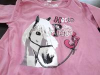 Nachthemd lang Pferd pink bonprix Mädchen 104 110 Hessen - Florstadt Vorschau