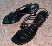 Riemenschuhe, Sandalen , Leder, schwarz, Gr. 37-38, Schuhe Berlin - Spandau Vorschau