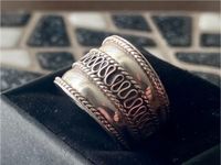 Breiter Vintage Ring Silber 925 mit Tribal Muster Gr.55 Nordrhein-Westfalen - Oberhausen Vorschau