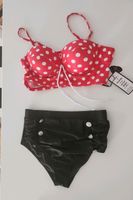 Neu Rockabilly Bikini Rot-Schwarz Gr.40/42 80C Hessen - Waldbrunn Vorschau