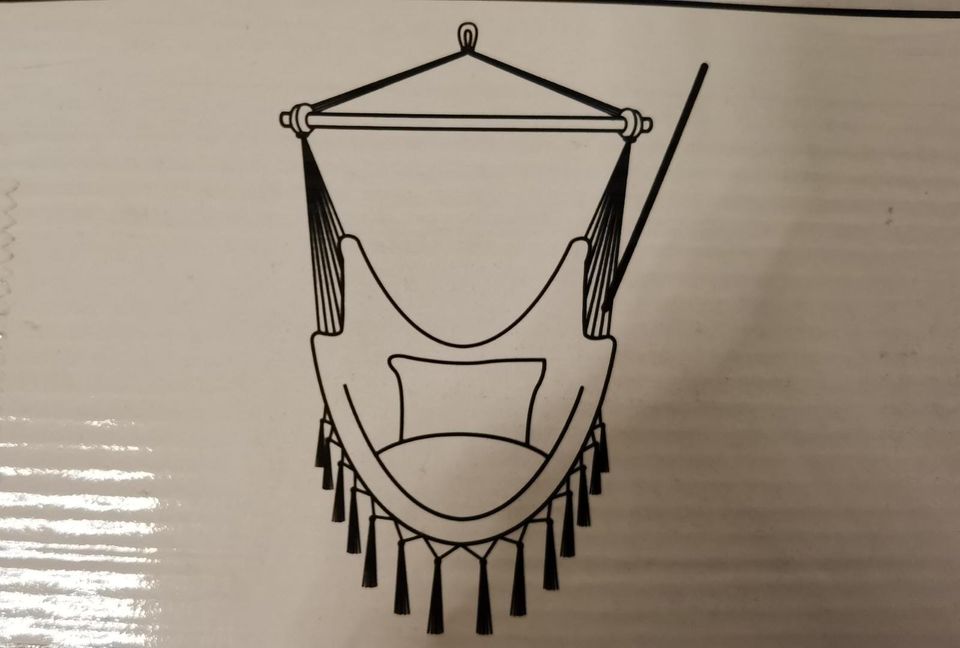 O'GOODS Hängesessel Hängestuhl Hängekorb Hängematte  - NEU in Wesseln