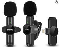 Mikrofon Wireless für iPhone Aufnahmen Audio in Text Brandenburg - Nuthetal Vorschau