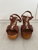 Plateau Schuhe Leder braun Gr. 38 Rheinland-Pfalz - Remagen Vorschau