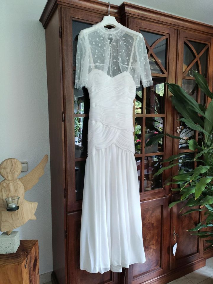 Brautkleid, Hochzeitskleid Gr. 36 in weiß in Marbach am Neckar
