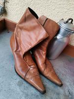 Donna Carolina Stiefeletten Braun Leder Bayern - Gauting Vorschau