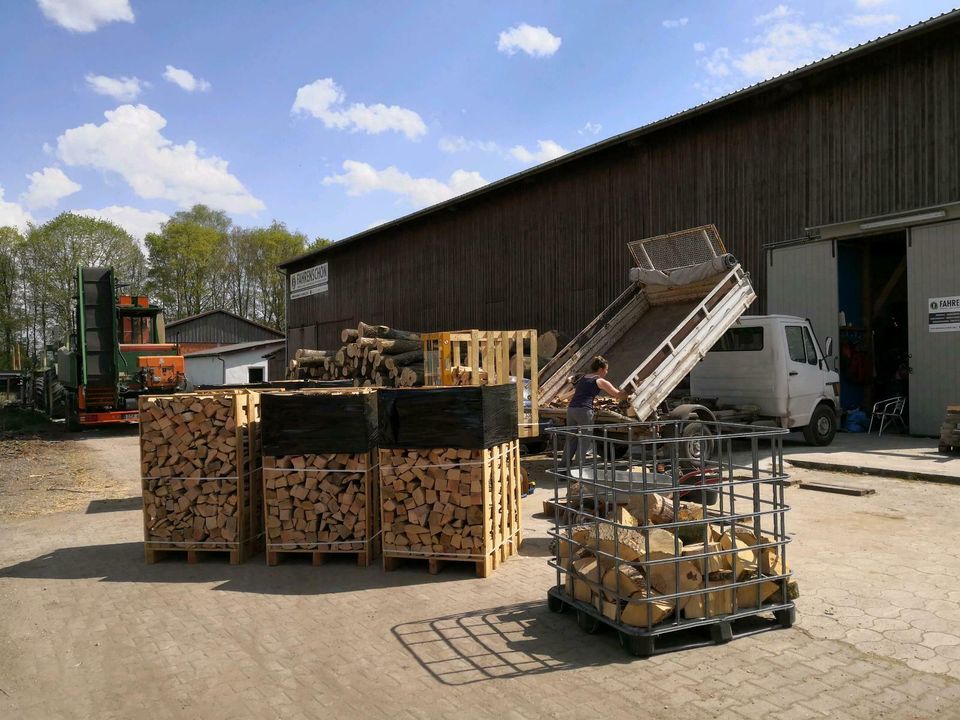 Brennholz Kaminholz Hartholz Weichholz Buche Esche Fichte in Schwabmünchen