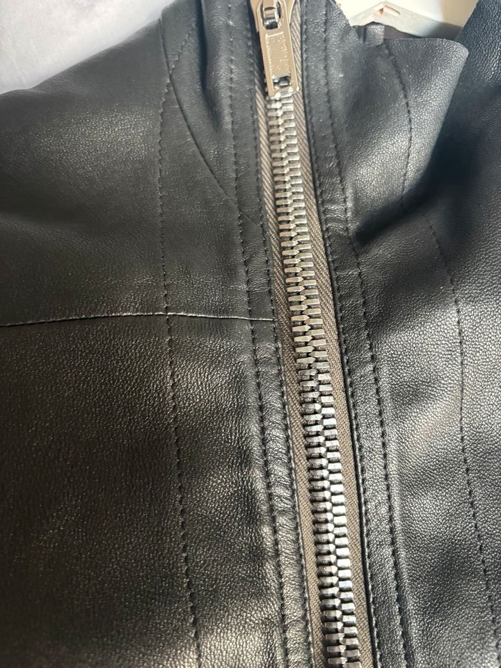 Rick Owens Lederjacke Gary Grösse S IT 40 schwarz NP 1800€ in Berlin