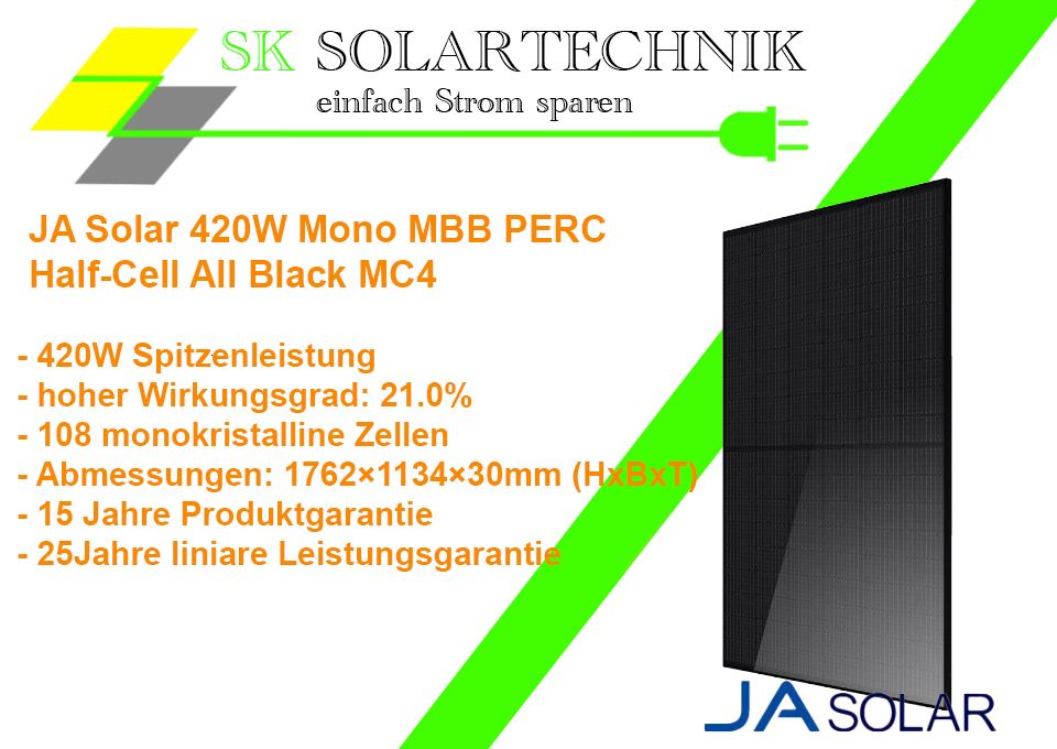 840/800W Full Black Balkonkraftwerk Komplettset Windeck-Kohlberg in Windeck