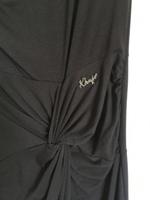schwarzes Kleid, Größe 36, leichter Stoff mit seitlicher Raffung Bayern - Ebelsbach Vorschau