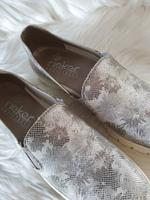 ♥ RIEKER SLIPPER SNEAKER GR.40 KHAKI WEIß Nordrhein-Westfalen - Brilon Vorschau