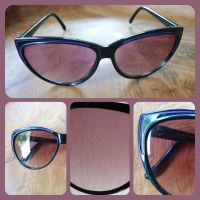 Sonnenbrille * schwarz/lila * original 70er/80er * Vintage * groß Hessen - Laubach Vorschau