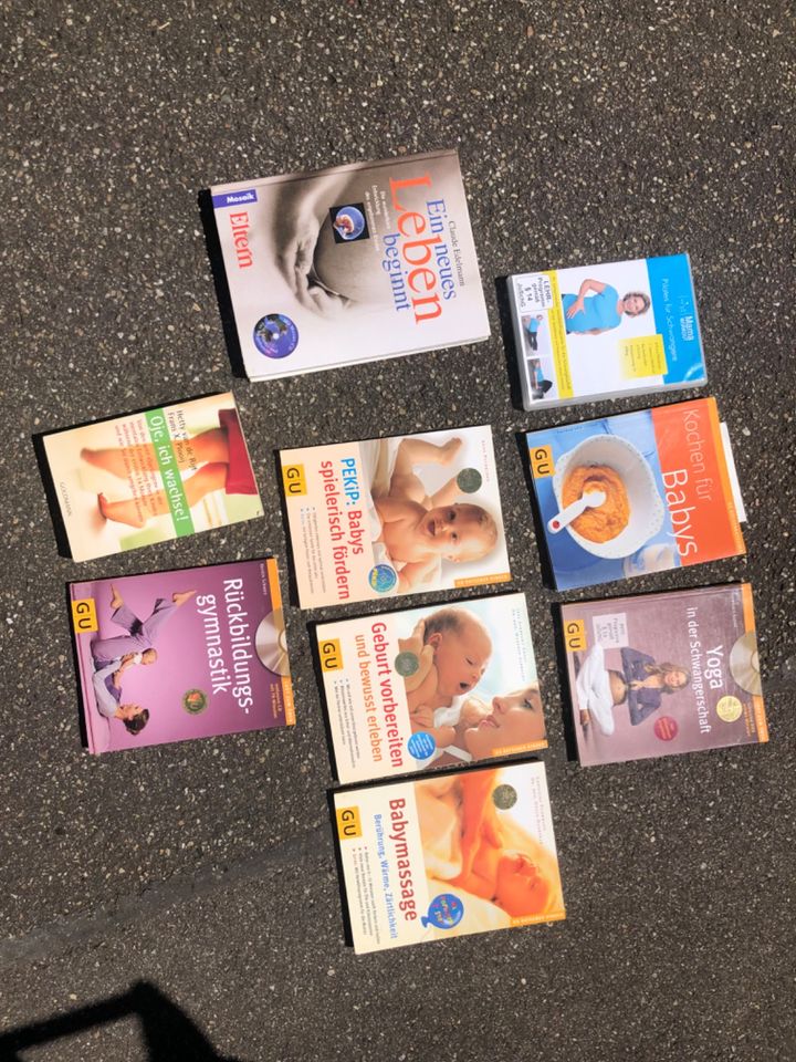 Bücher/DVD-Set z.T Schwangerschaft / Geburt / Baby / Rückbildung in Ludwigsburg