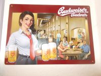 Budweiser Budwar BUD Blechschild Werbung Reklame NEU Essen - Essen-Stadtmitte Vorschau