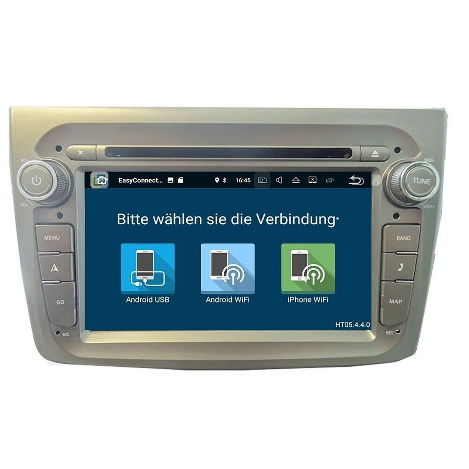 7" Touchscreen Android Autoradio GPS Navigation DVD USB für Alfa in Neuss