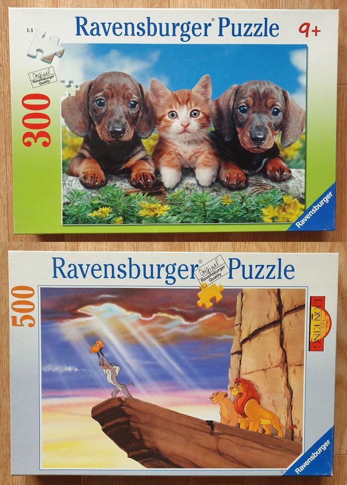 [BIETE] - Kinder-Puzzles von Ravensburger 300 + 500 Teile in Halle