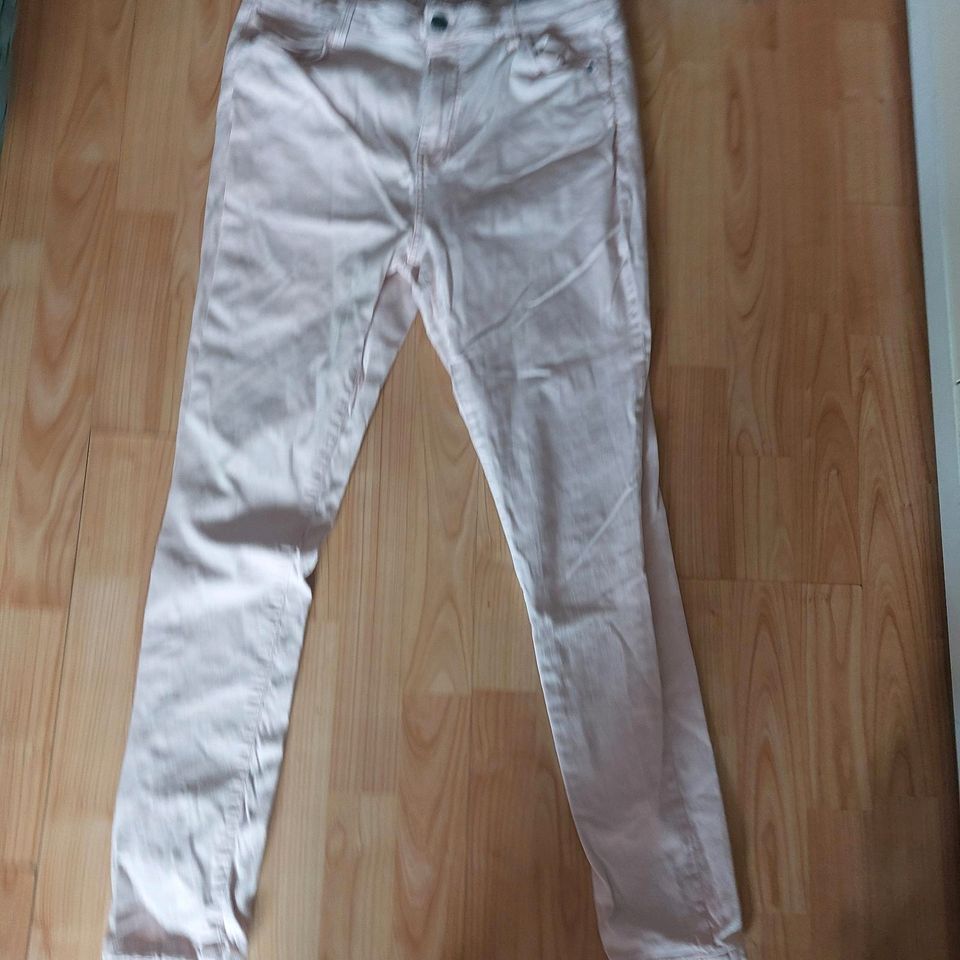 ❤ Jeans ❤ Rosa Sahneteil ❤ C & A Ankle Length Gr. 42 in Centrum