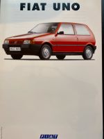 Prospekt Fiat Uno inkl. Turbo i.e. Racing von 01/1992 Nordrhein-Westfalen - Mettmann Vorschau