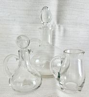 Konvolut 3 WMF Glas Krug Öl Essig Karaffe Milchkännchen Glasgaler Bayern - Neufahrn Vorschau