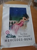 Poster Mercedes Benz Nachdruck Hans Neumann Wien Mercedes Baden-Württemberg - Endingen Vorschau