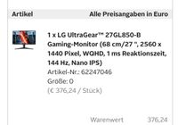 Gaming Monitor Nordrhein-Westfalen - Mönchengladbach Vorschau