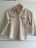 Bluse dreiviertel Arm Leine Viskose hellbeige Hannover - Vahrenwald-List Vorschau