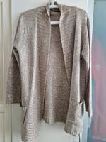 Strickjacke Pailletten Jacke beige Gr. 44 Niedersachsen - Peine Vorschau