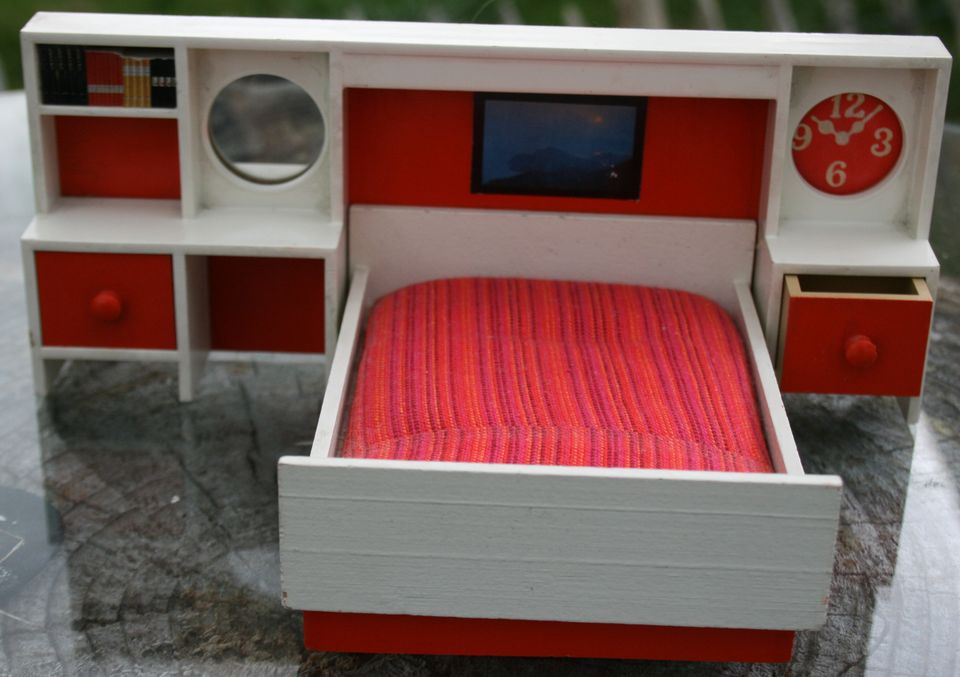 Lundby original Schlafzimmer Set, seltenes Fundstück 70er Jahre in Steinhagen