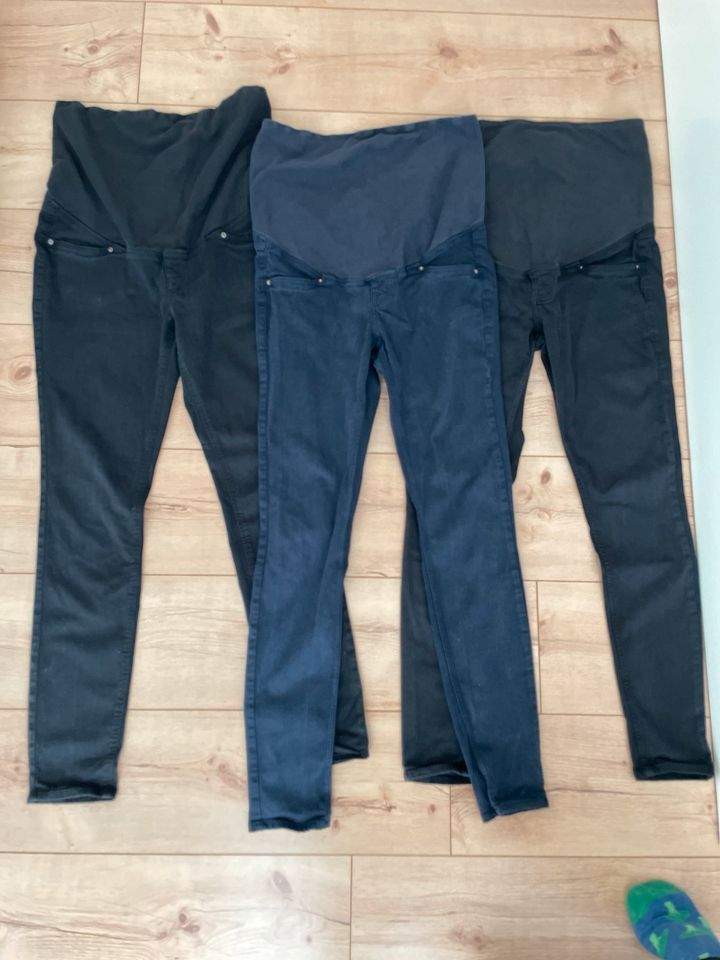 H&M Jeans MAMA Umstandshose, Umstandskleidung Gr 38-40 (M/L) in Handewitt