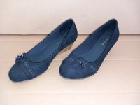 Dunkelblaue Ballerinas / Pumps mit leichtem Absatz Gr. 36 Nordrhein-Westfalen - Minden Vorschau