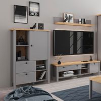 Kommode Sideboard Schrank Highboard Anrichte Holz Grau NEU 204-Er Thüringen - Erfurt Vorschau