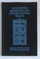 Allgemeines Handbuch für General Motors Wagen 1929 Östliche Vorstadt - Steintor  Vorschau