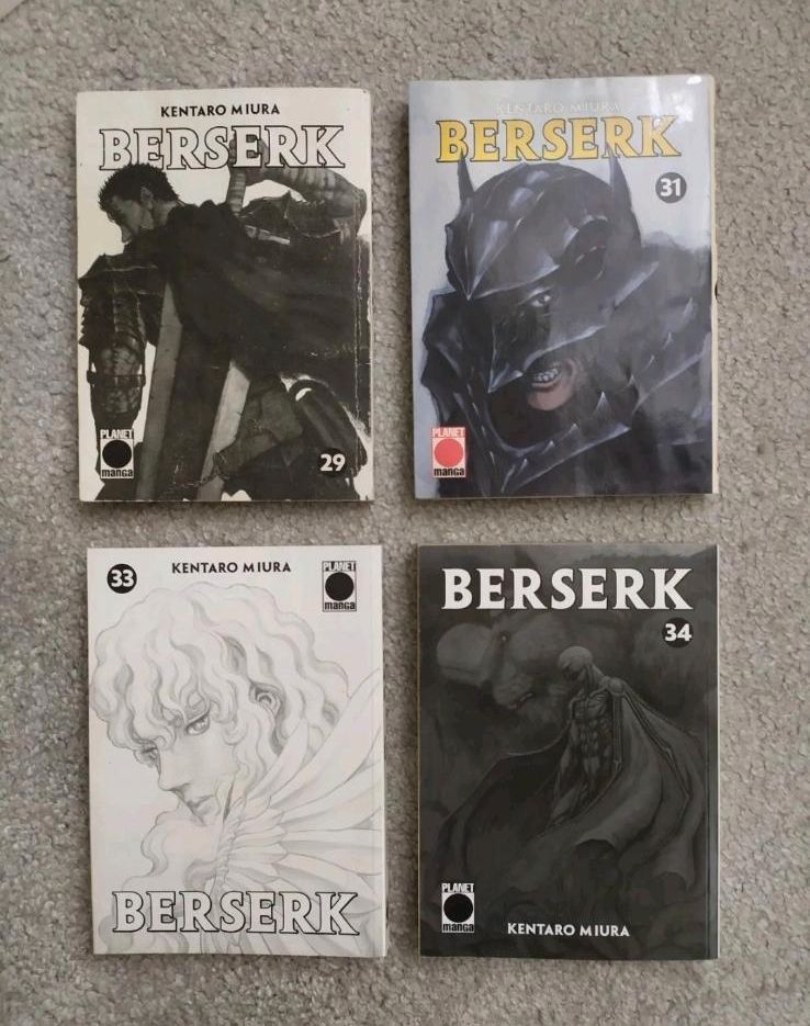 BERSERK Manga Sammlung von Band 29 31 33 34 Von Kentaro Miura in Berlin