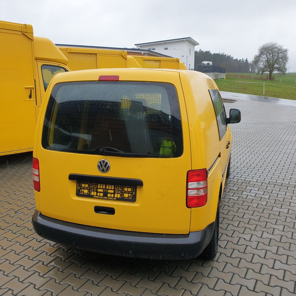 Verkaufstage VW Caddy TDI 2.0 mit 6-Gang Schaltgetriebe LKW Post gelb Handwerker in Garrel