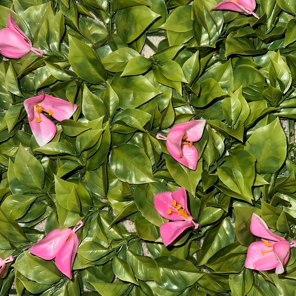 Blumen Blüten Pflanzenwände / Kunstpflanzen Wandmontage Gastro in Berlin