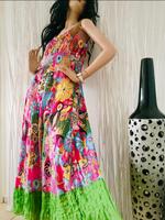Boho Ibiza Kleid Gr L/XL Chiffon/Baumwolle Niedersachsen - Schladen Vorschau