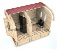 LUXURY NordLog SAUNA BUS 2,3 x 3,0m /Einfache Bänke/ GARTENSAUNA Baden-Württemberg - Weil der Stadt Vorschau