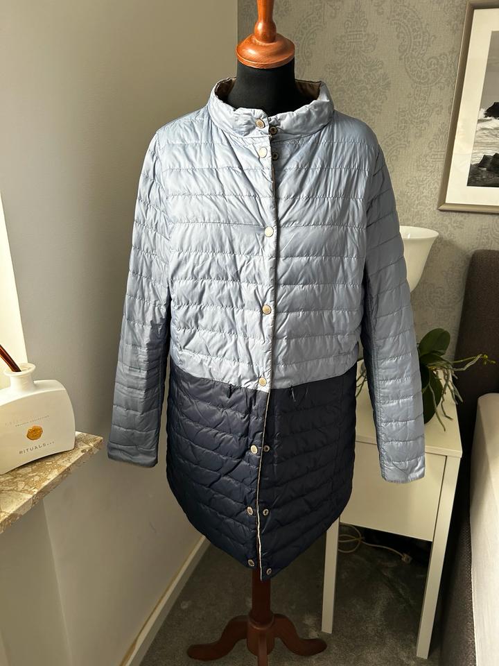 Milestone Daunen Jacke Mantel Zweiseitige gr. 40 Blau&Beige in Riedstadt