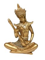 Deko Buddha Figur sitzend H- 20 cm Feng Shui goldfarben Baden-Württemberg - Nürtingen Vorschau