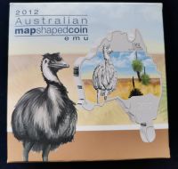 1 $ Dollar Emu Australian Map Shaped Australien 2012 1 oz Unze Hessen - Brombachtal Vorschau